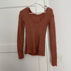 Abercrombie and Fitch pointelle sweater size small